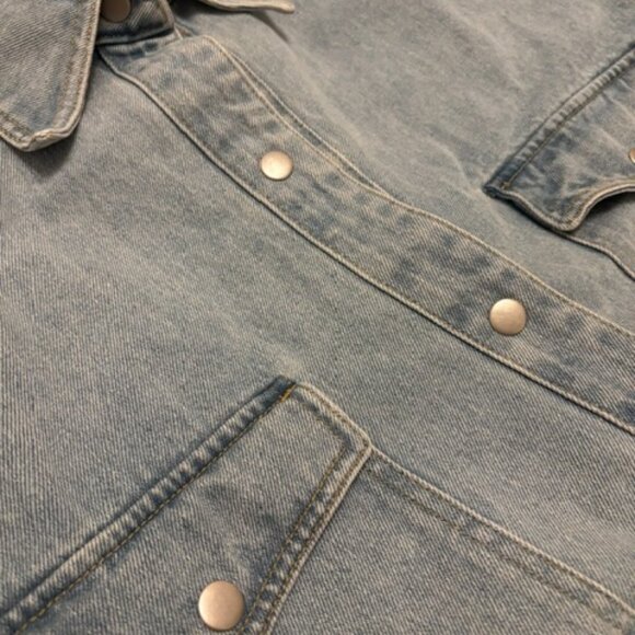 Brunette the Label Shania Denim Jacket Size S/M - Picture 7 of 7